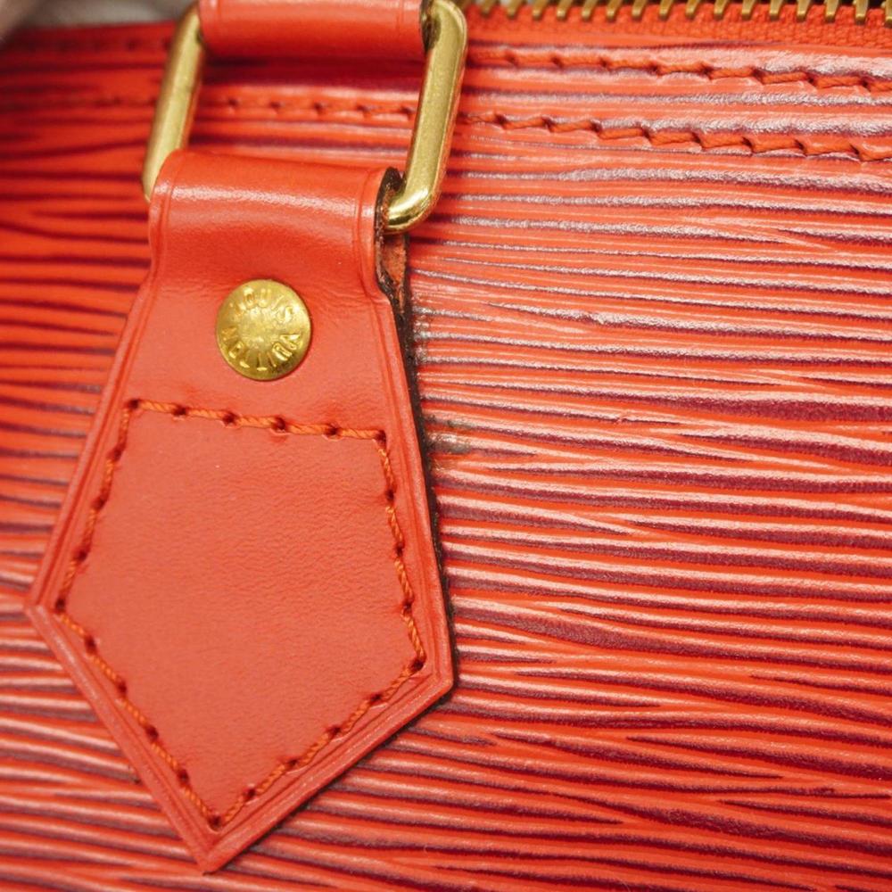 Louis Vuitton Red Epi Leather Speedy Satchel - Picture 12 of 16